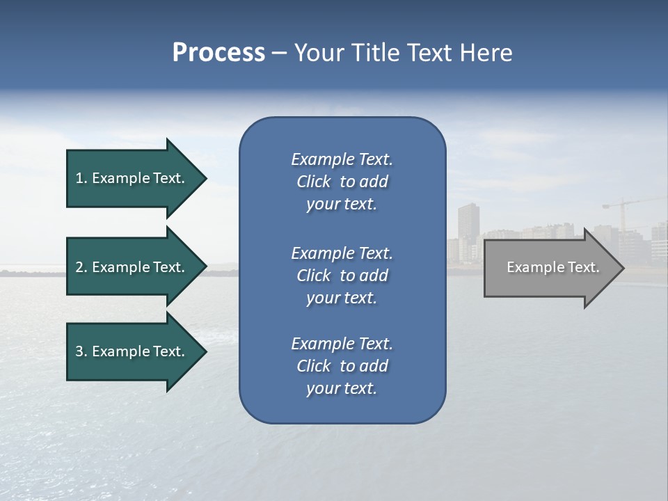 Belgium Beach Relaxation PowerPoint Template