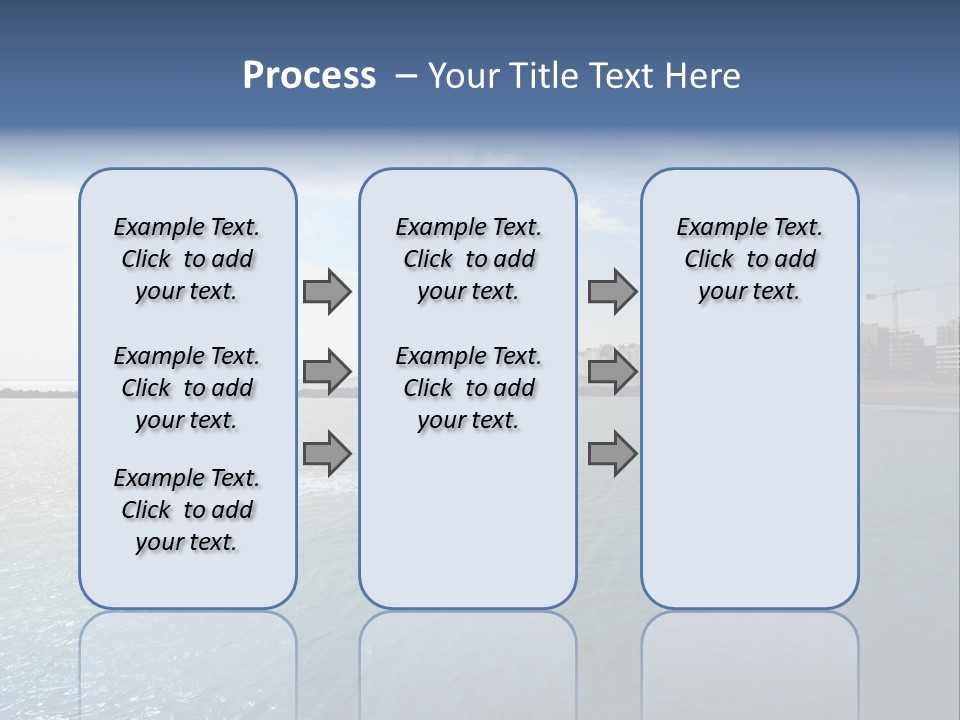 Belgium Beach Relaxation PowerPoint Template