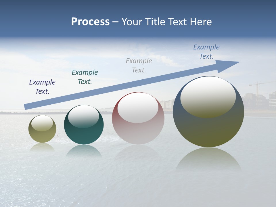 Belgium Beach Relaxation PowerPoint Template