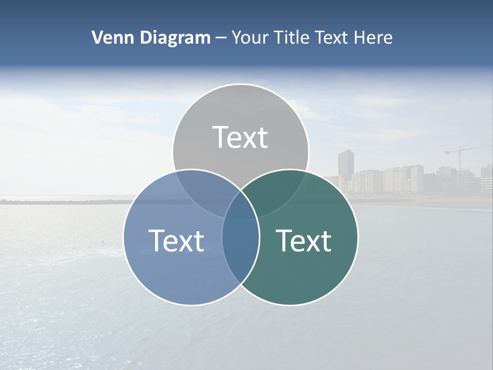 Belgium Beach Relaxation PowerPoint Template