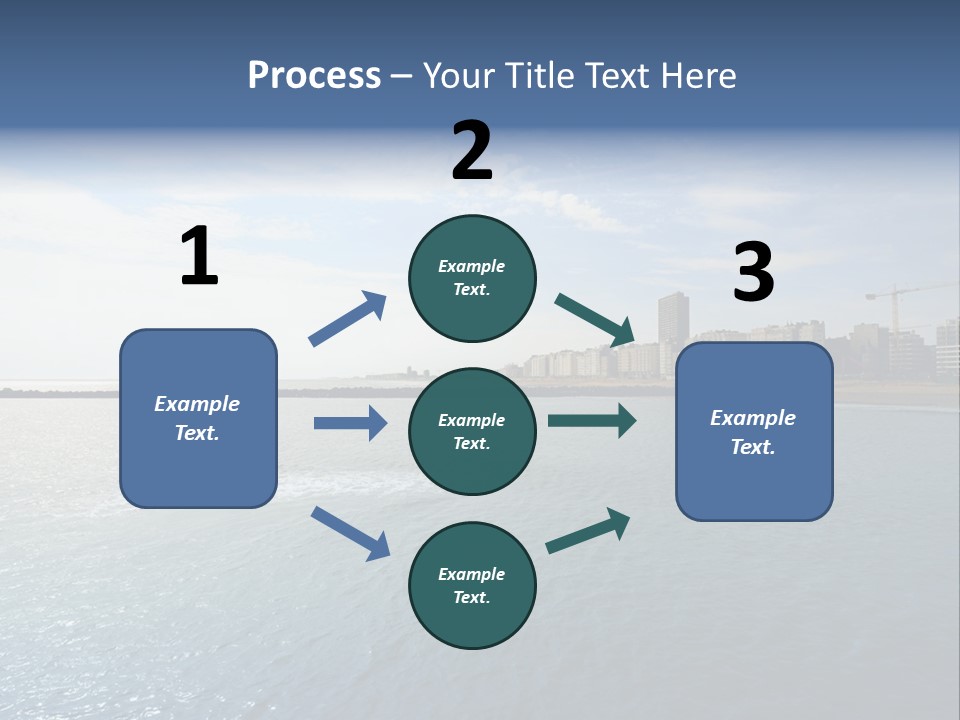 Belgium Beach Relaxation PowerPoint Template