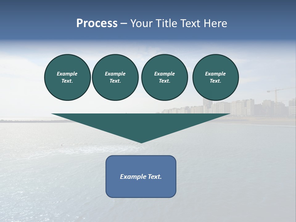Belgium Beach Relaxation PowerPoint Template
