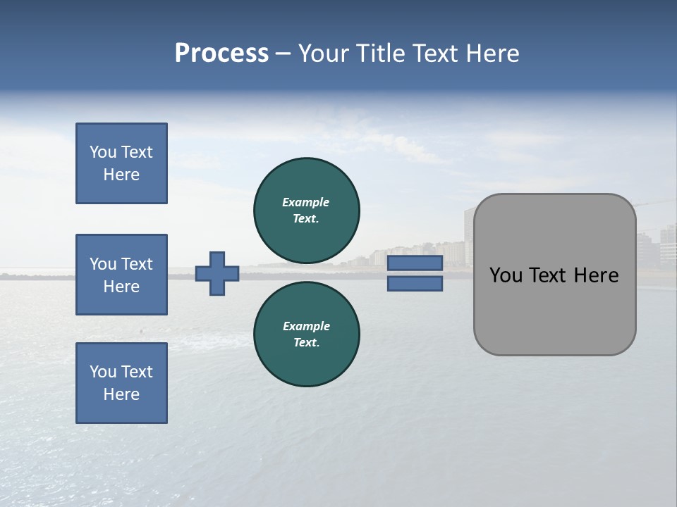 Belgium Beach Relaxation PowerPoint Template