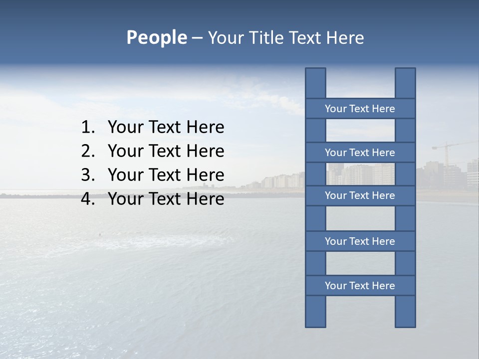 Belgium Beach Relaxation PowerPoint Template