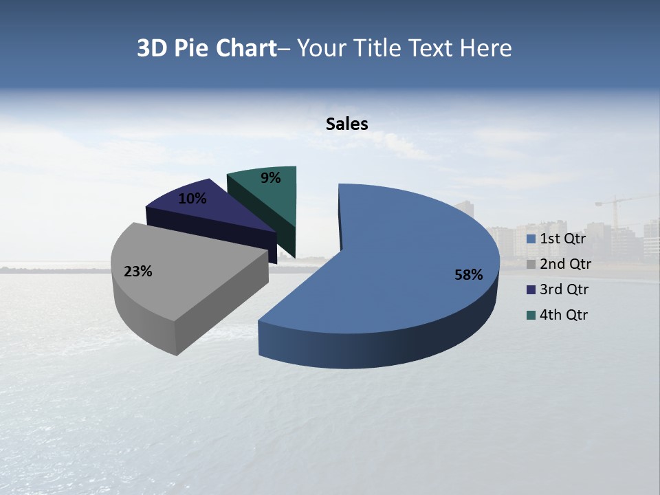 Belgium Beach Relaxation PowerPoint Template