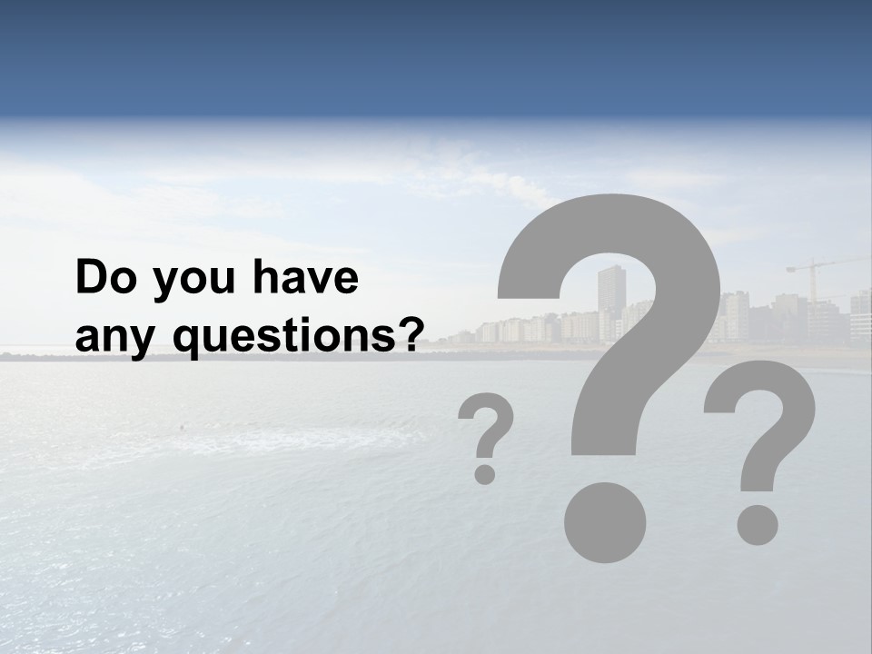 Belgium Beach Relaxation PowerPoint Template