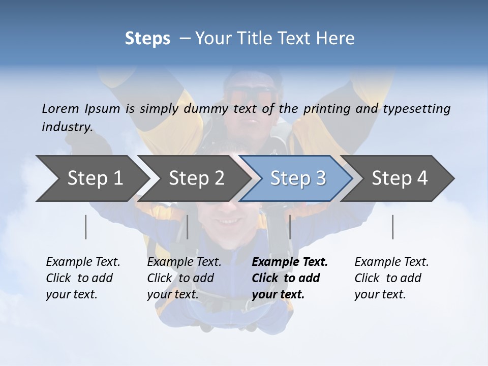 Terminal Tandem Jumping PowerPoint Template