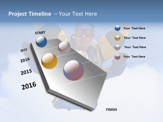 Terminal Tandem Jumping PowerPoint Template