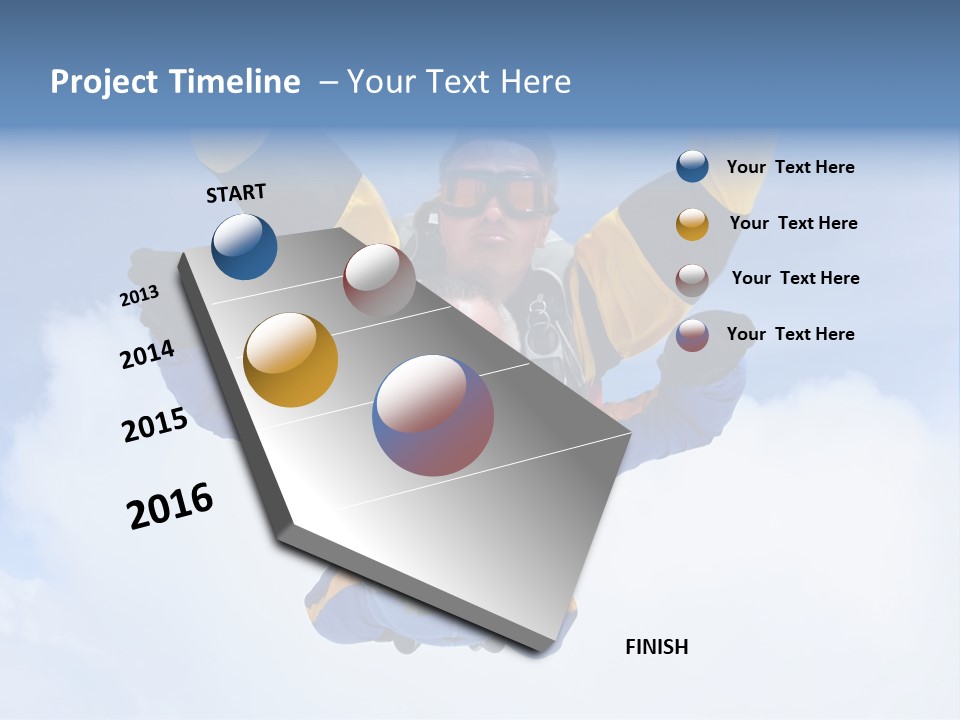 Terminal Tandem Jumping PowerPoint Template