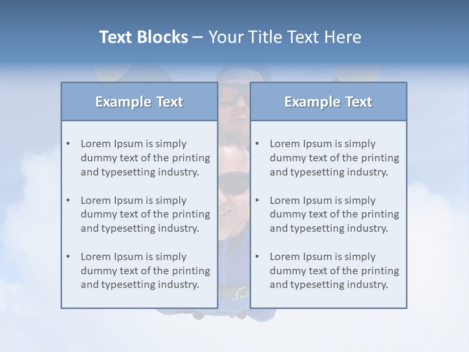Terminal Tandem Jumping PowerPoint Template
