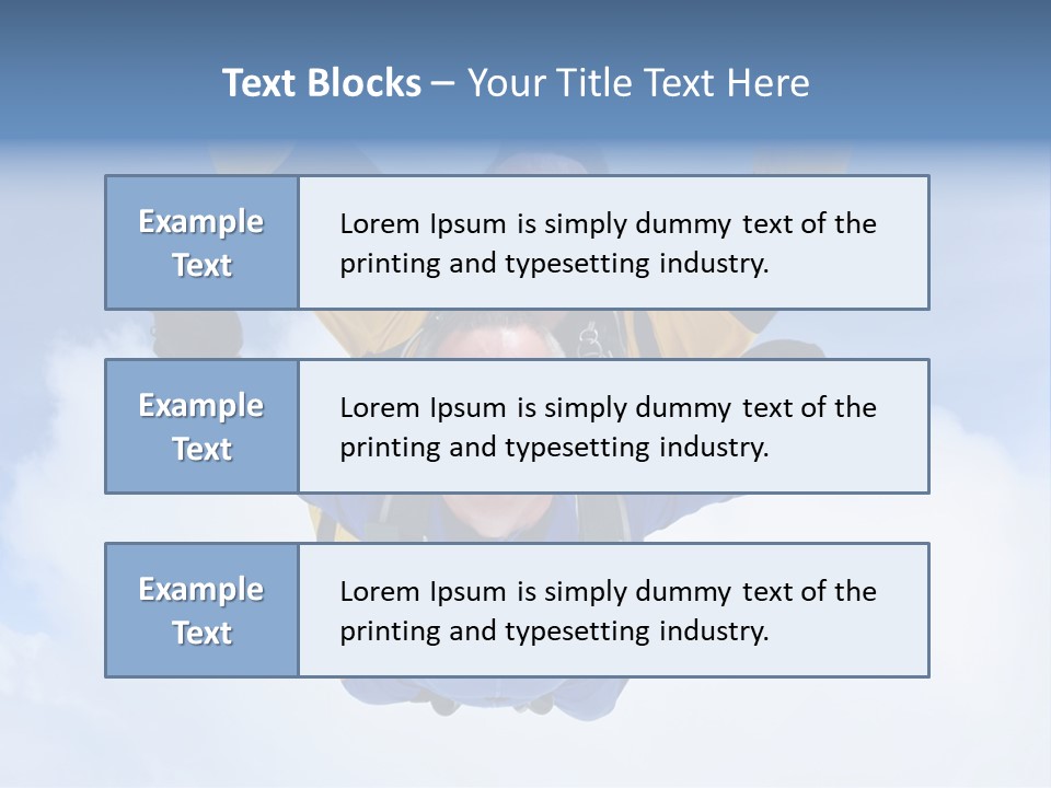 Terminal Tandem Jumping PowerPoint Template