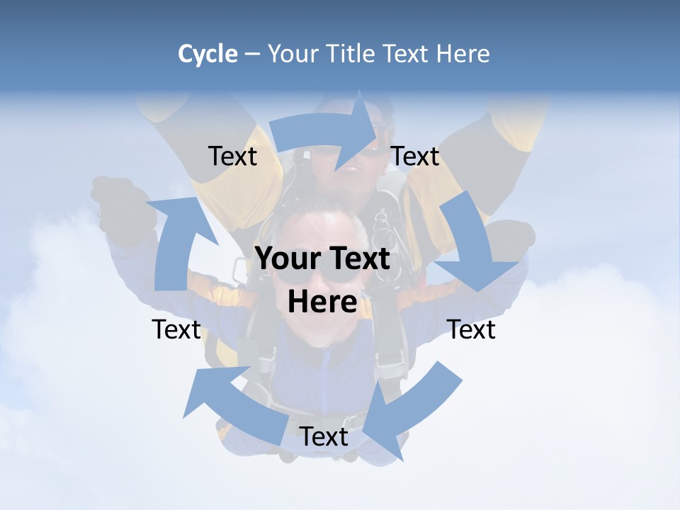 Terminal Tandem Jumping PowerPoint Template