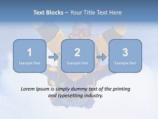 Terminal Tandem Jumping PowerPoint Template