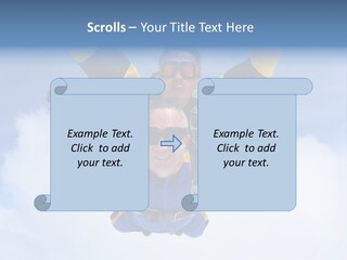 Terminal Tandem Jumping PowerPoint Template