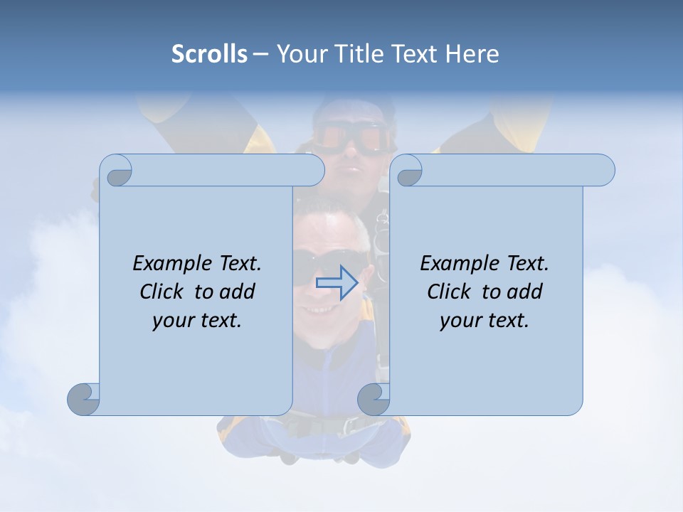 Terminal Tandem Jumping PowerPoint Template
