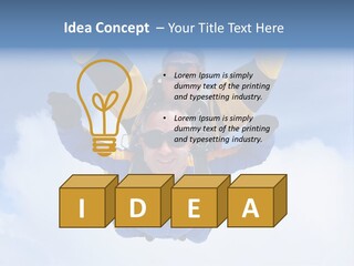 Terminal Tandem Jumping PowerPoint Template