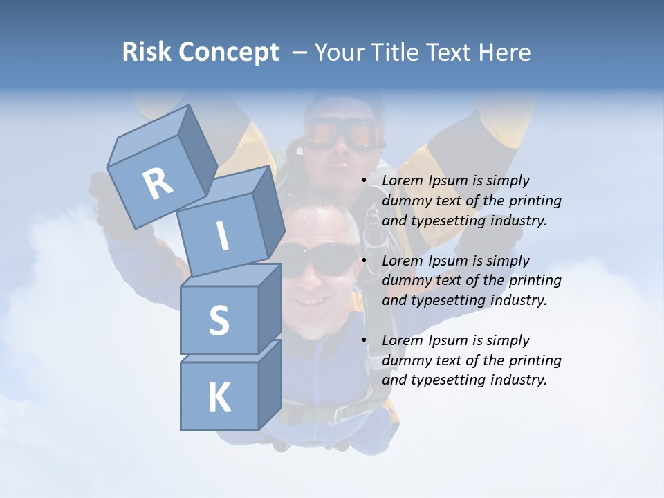 Terminal Tandem Jumping PowerPoint Template