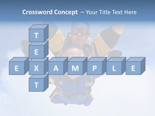 Terminal Tandem Jumping PowerPoint Template