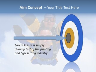 Terminal Tandem Jumping PowerPoint Template
