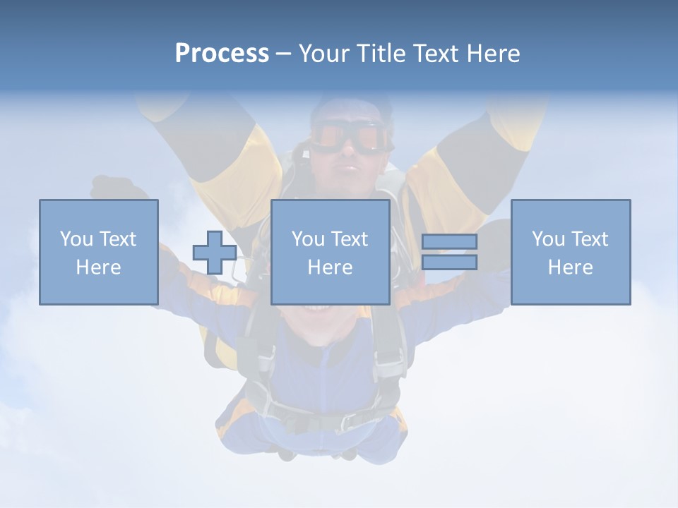 Terminal Tandem Jumping PowerPoint Template