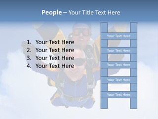 Terminal Tandem Jumping PowerPoint Template