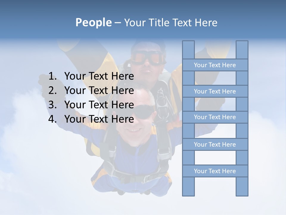 Terminal Tandem Jumping PowerPoint Template