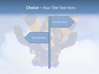 Terminal Tandem Jumping PowerPoint Template