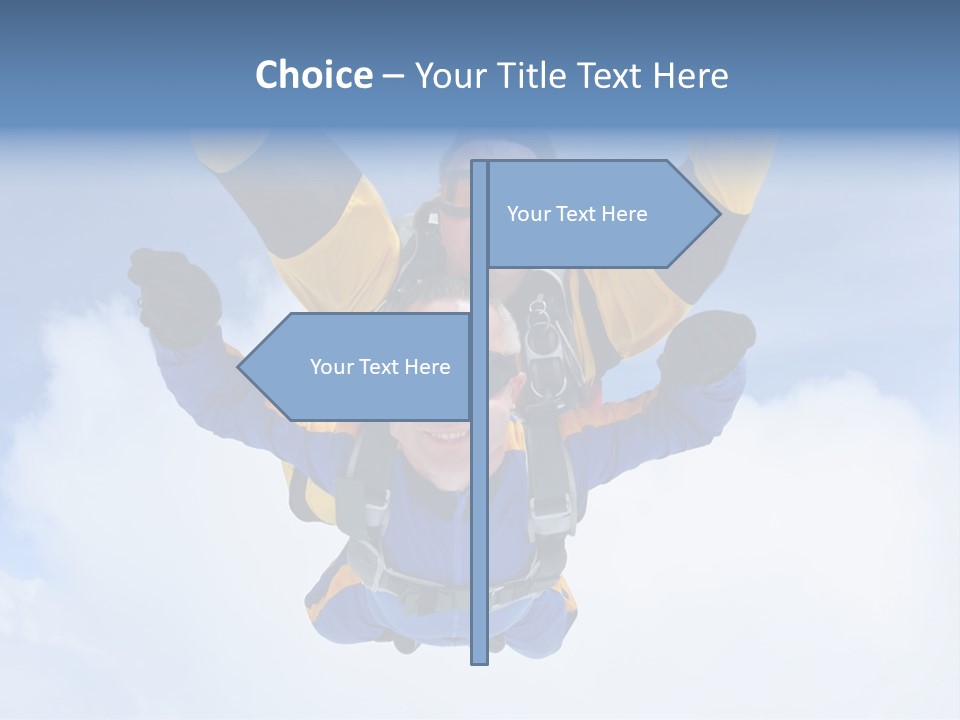 Terminal Tandem Jumping PowerPoint Template
