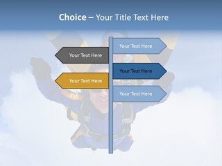 Terminal Tandem Jumping PowerPoint Template