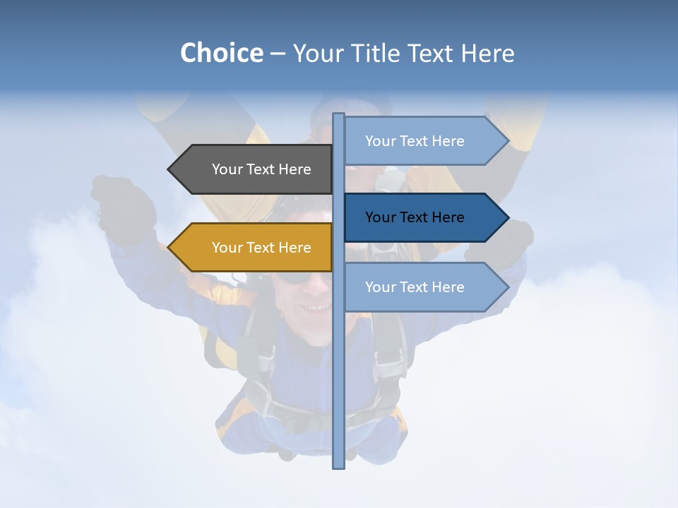 Terminal Tandem Jumping PowerPoint Template