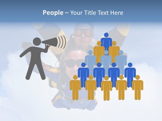Terminal Tandem Jumping PowerPoint Template