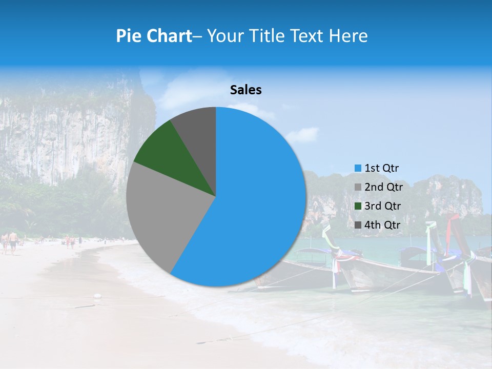 A Group Of Boats Sitting On Top Of A Sandy Beach PowerPoint Template