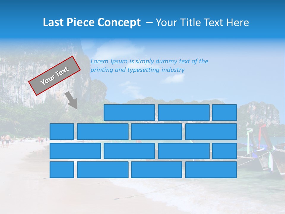 A Group Of Boats Sitting On Top Of A Sandy Beach PowerPoint Template