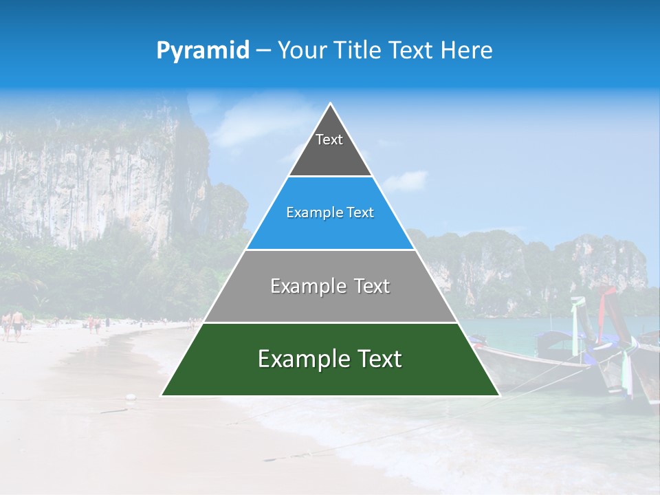 A Group Of Boats Sitting On Top Of A Sandy Beach PowerPoint Template