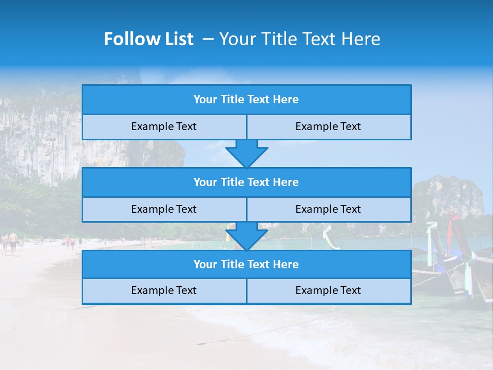 A Group Of Boats Sitting On Top Of A Sandy Beach PowerPoint Template