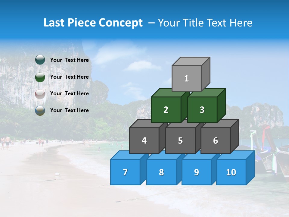 A Group Of Boats Sitting On Top Of A Sandy Beach PowerPoint Template