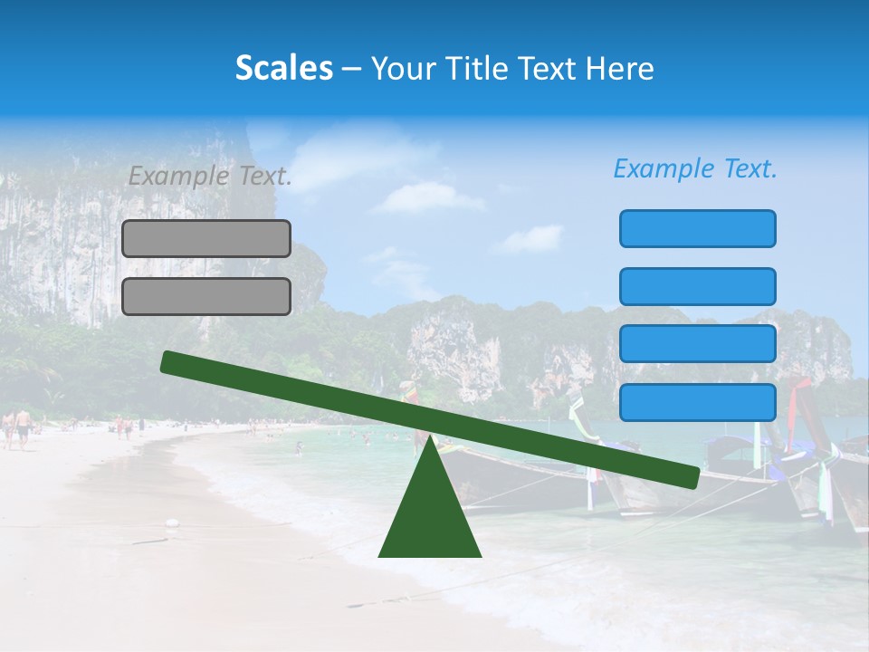 A Group Of Boats Sitting On Top Of A Sandy Beach PowerPoint Template