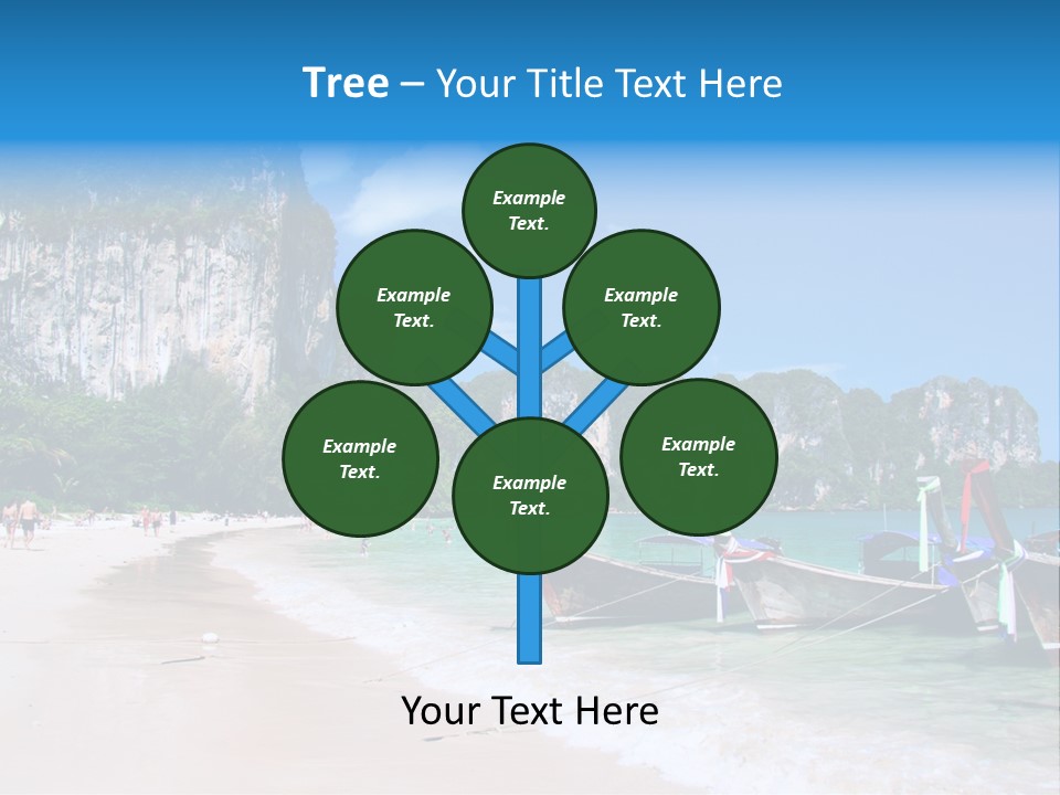 A Group Of Boats Sitting On Top Of A Sandy Beach PowerPoint Template