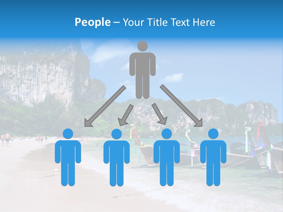 A Group Of Boats Sitting On Top Of A Sandy Beach PowerPoint Template