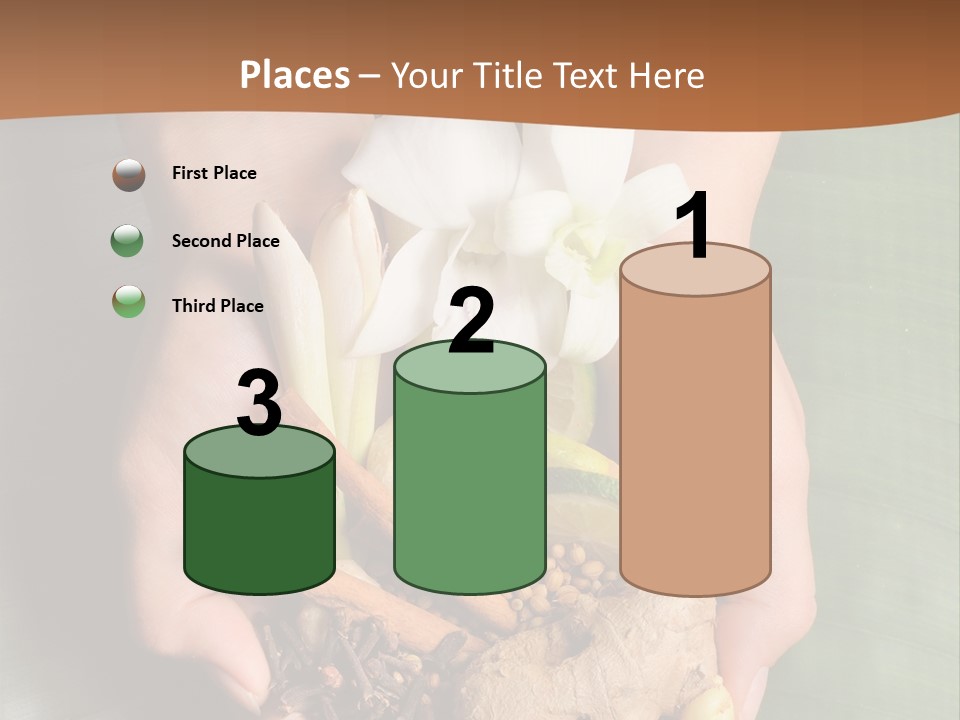 Beauty Heaven Rain PowerPoint Template