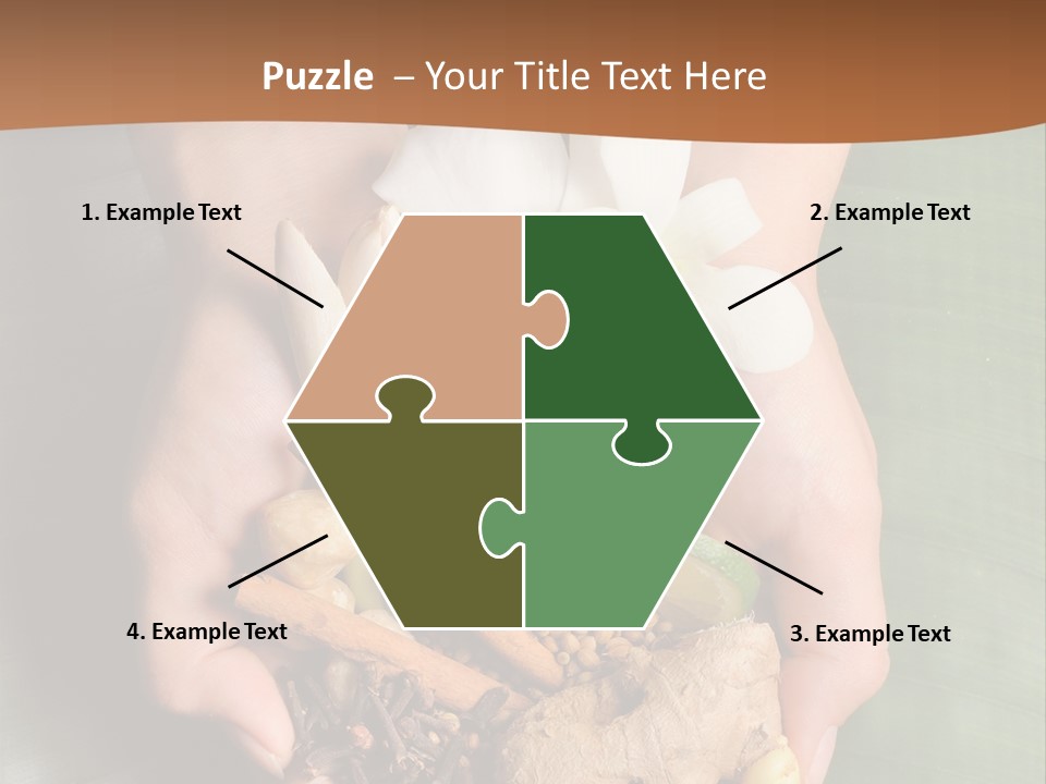 Beauty Heaven Rain PowerPoint Template