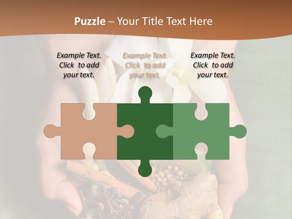 Beauty Heaven Rain PowerPoint Template