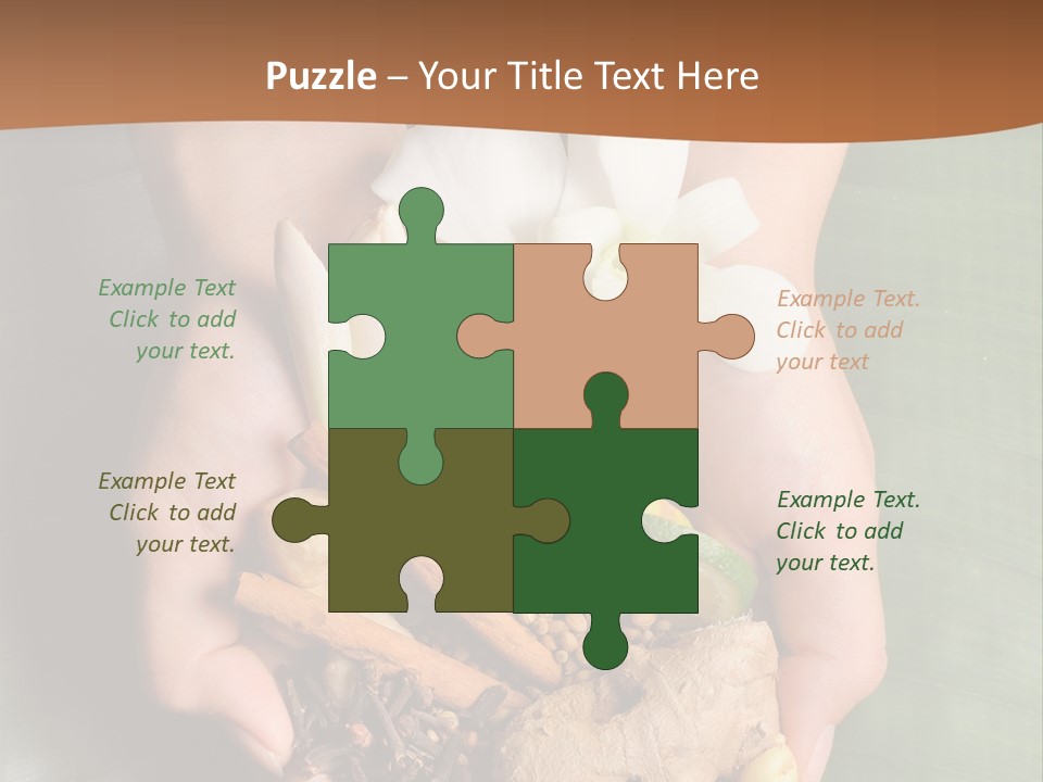 Beauty Heaven Rain PowerPoint Template