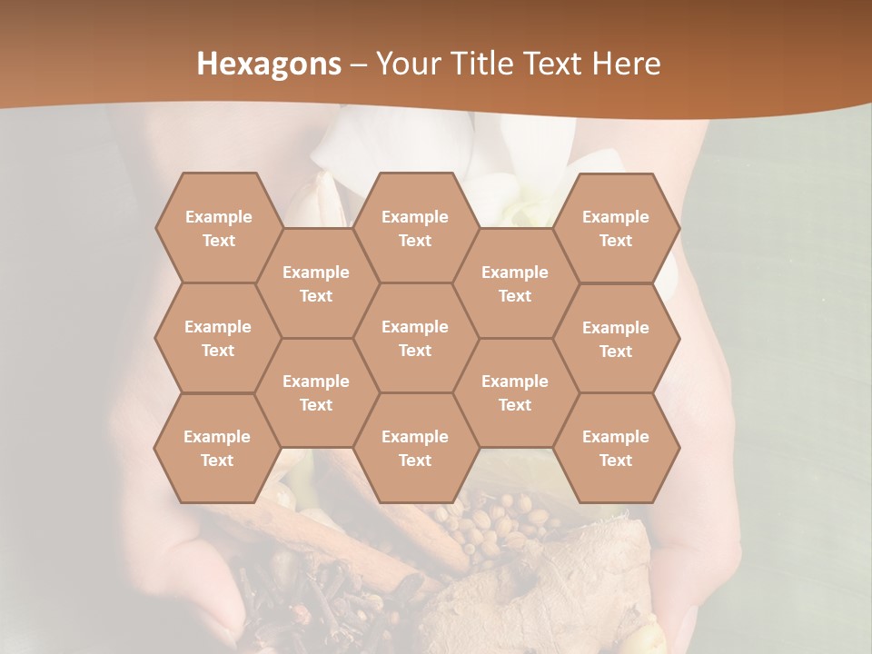 Beauty Heaven Rain PowerPoint Template