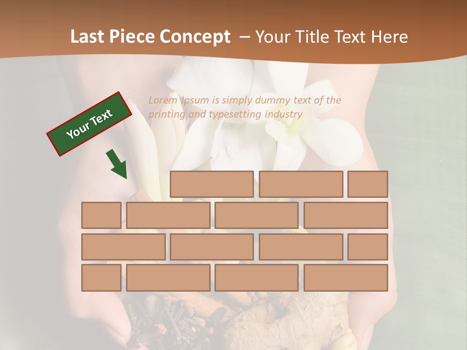 Beauty Heaven Rain PowerPoint Template