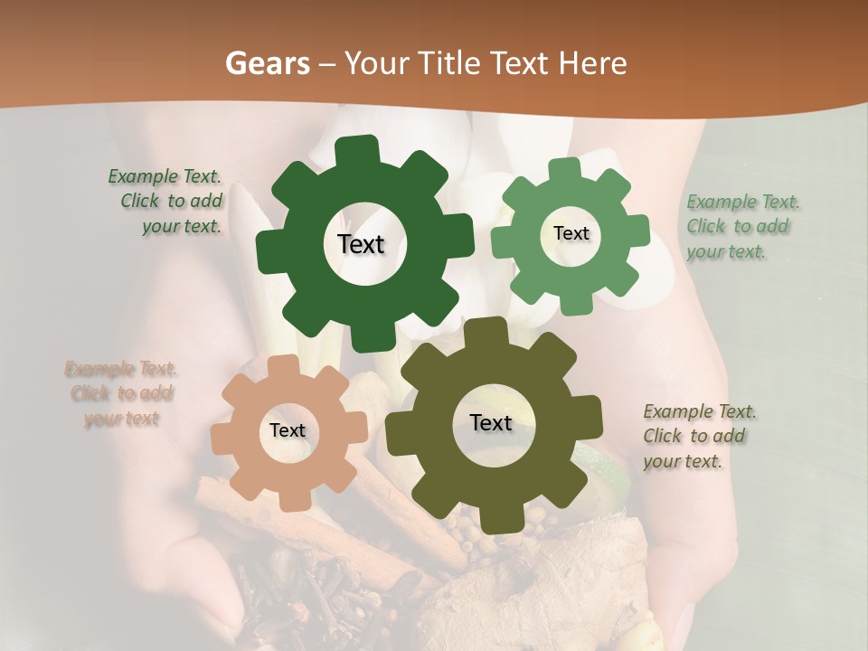 Beauty Heaven Rain PowerPoint Template