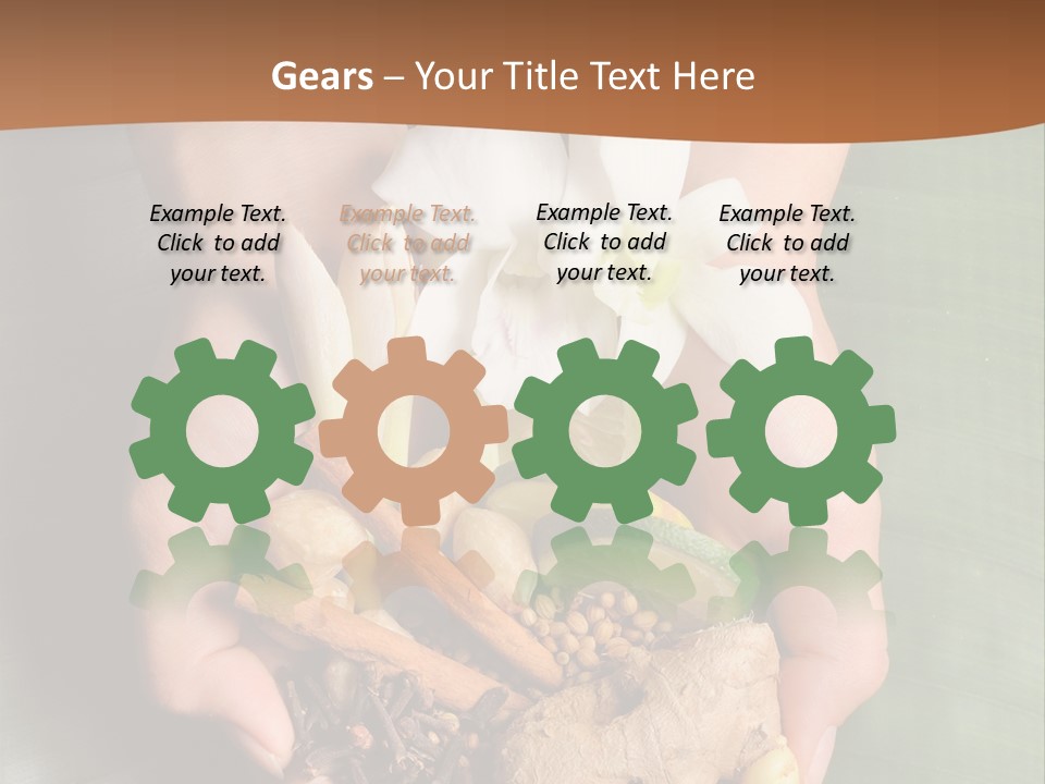 Beauty Heaven Rain PowerPoint Template