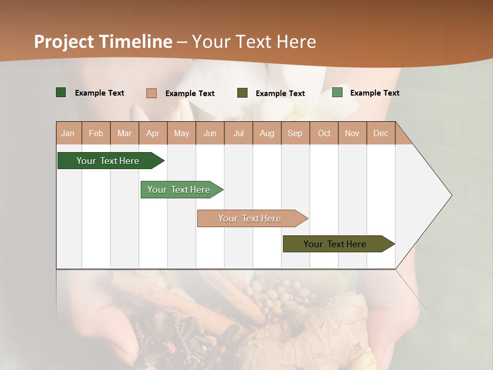 Beauty Heaven Rain PowerPoint Template