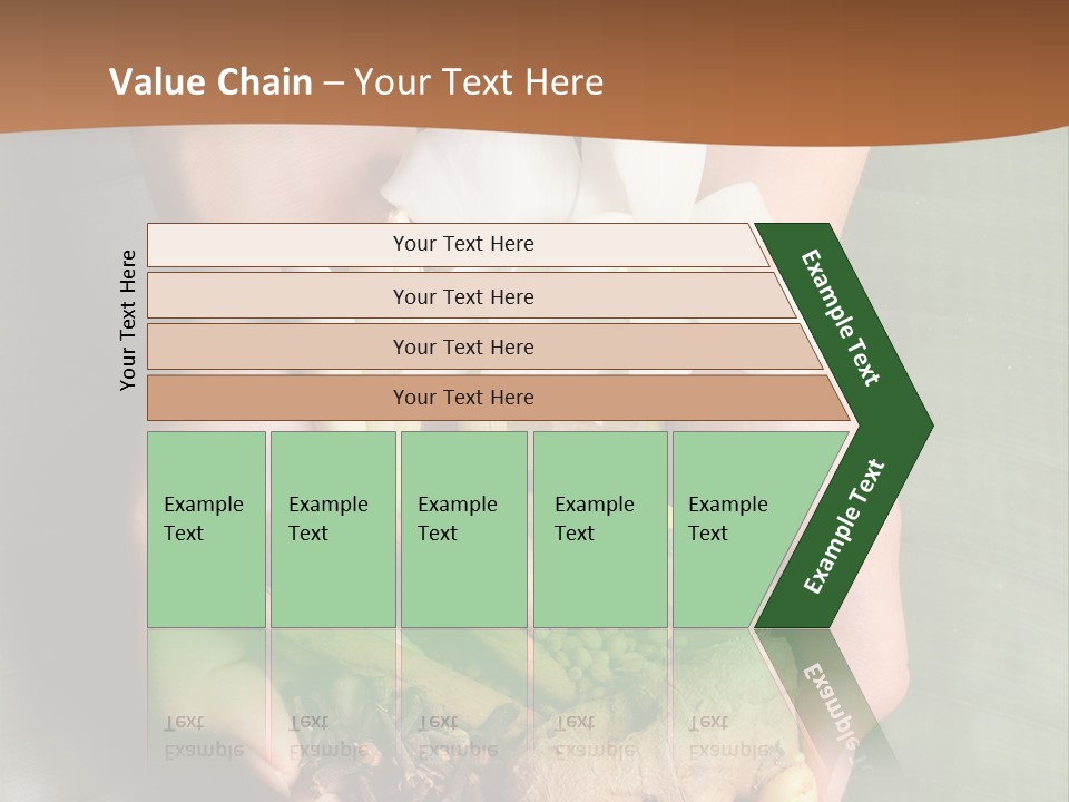 Beauty Heaven Rain PowerPoint Template