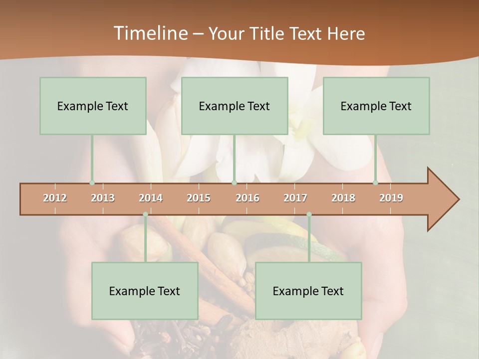 Beauty Heaven Rain PowerPoint Template